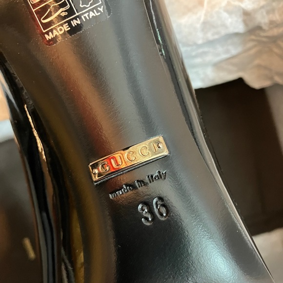 Gucci patent leather Clodine bow pumps - Picture 8 of 8